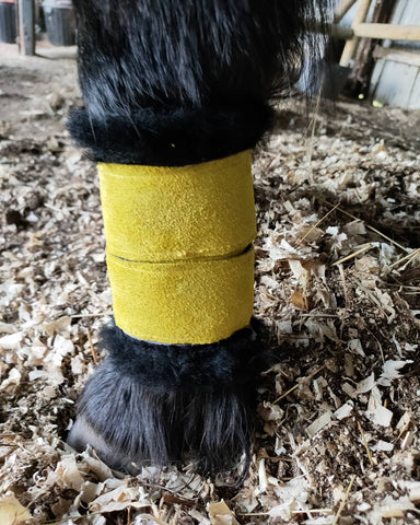 Sheepskin and Suede Boots Pony